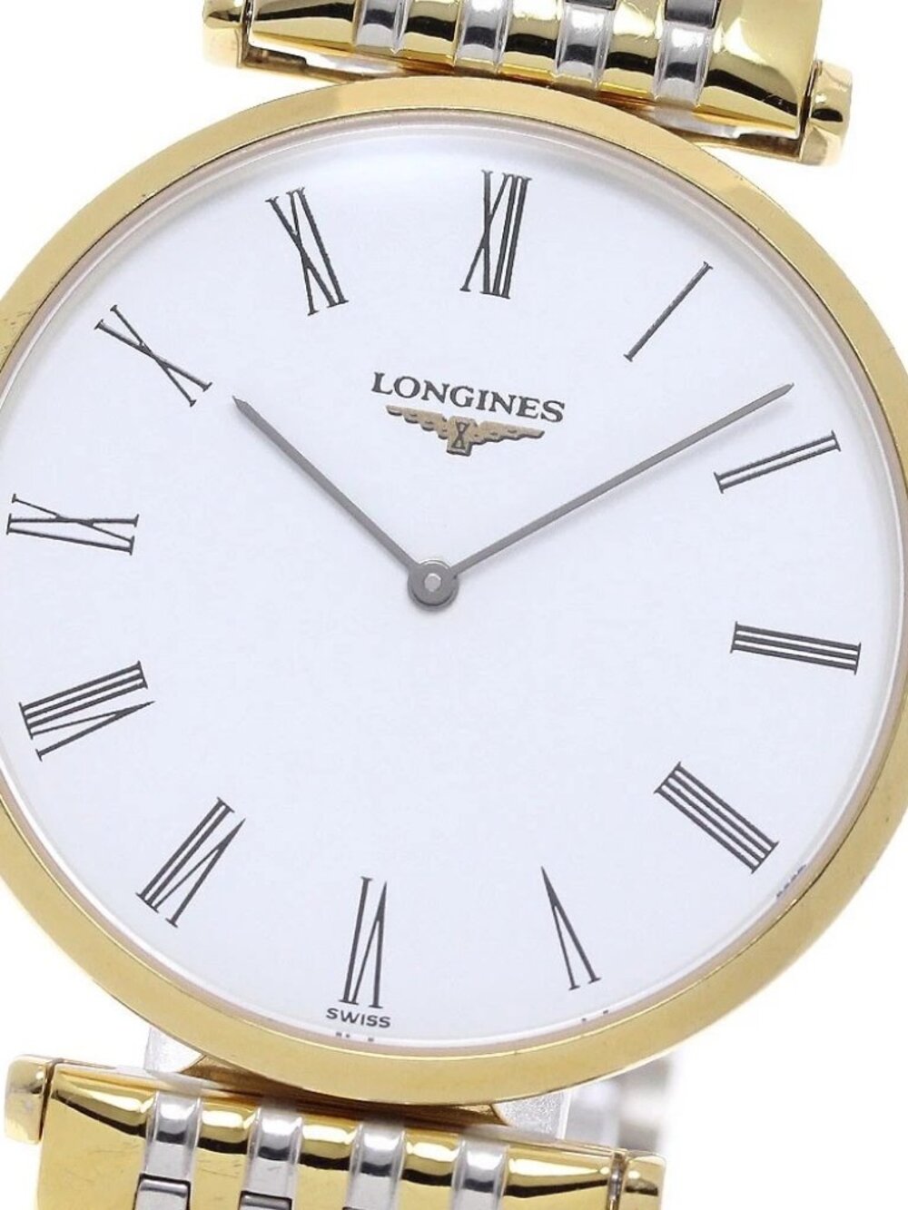 LONGINES Grand classic L4.709.2 white Dial Quartz Men's Watch_971378